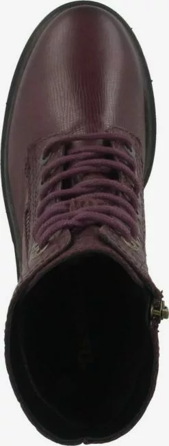 Dockers By Gerli Enkellaarsjes Veterlaarsjes Dames Donkerrood -Dockers By Gerli Winkel 115f56720fbd4ee93393e78f03c48b38