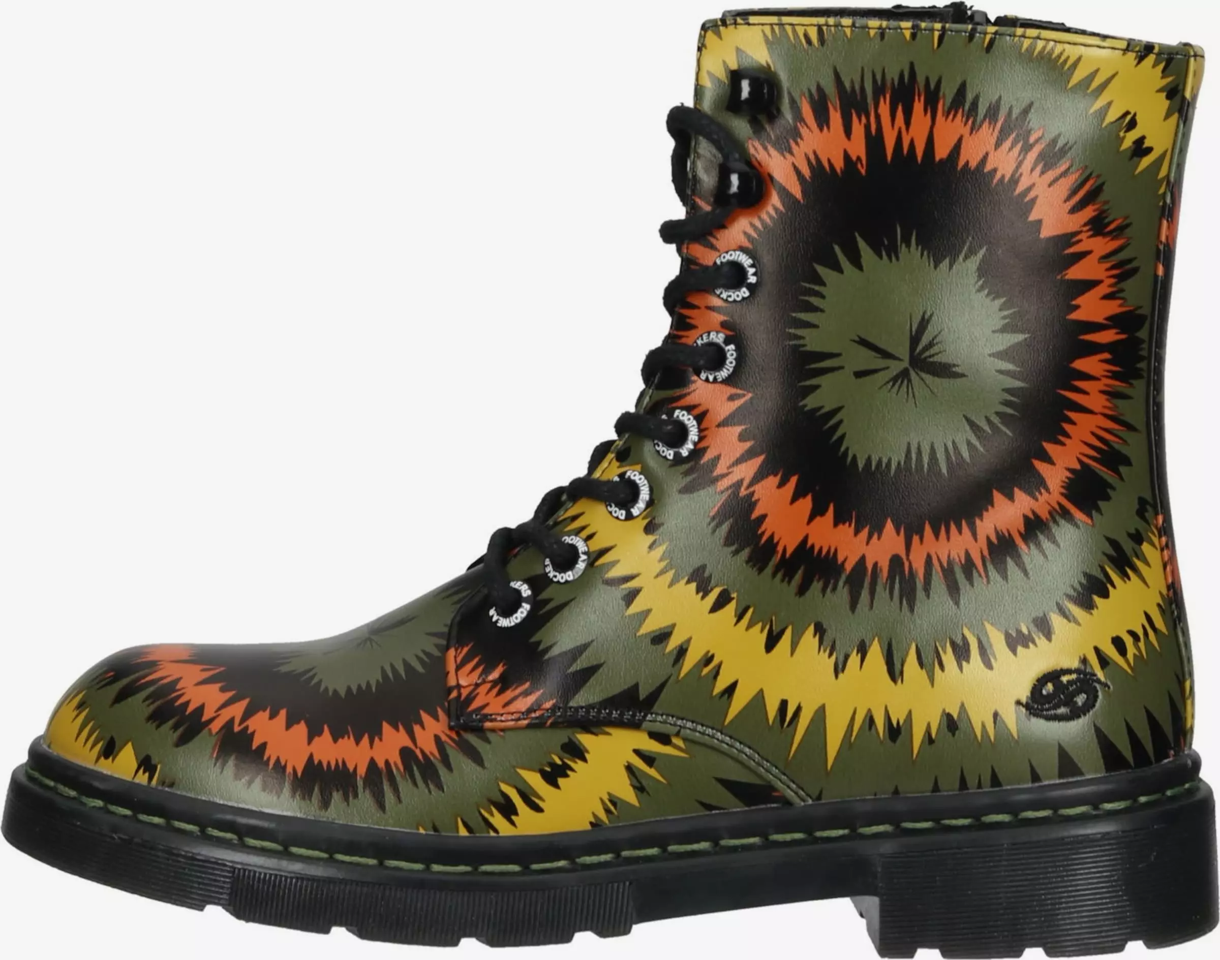 Dockers By Gerli Enkellaarsjes Veterlaarsjes Dames Olijfgroen 4 Dockers By Gerli Enkellaarsjes Veterlaarsjes Dames Olijfgroen - Afbeelding 2