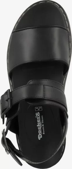 Dockers By Gerli Sandalen Met Hak Sandalen Met Riem Dames Zwart -Dockers By Gerli Winkel 2c1705eb3773ae872dd17fde1e9ff9ea