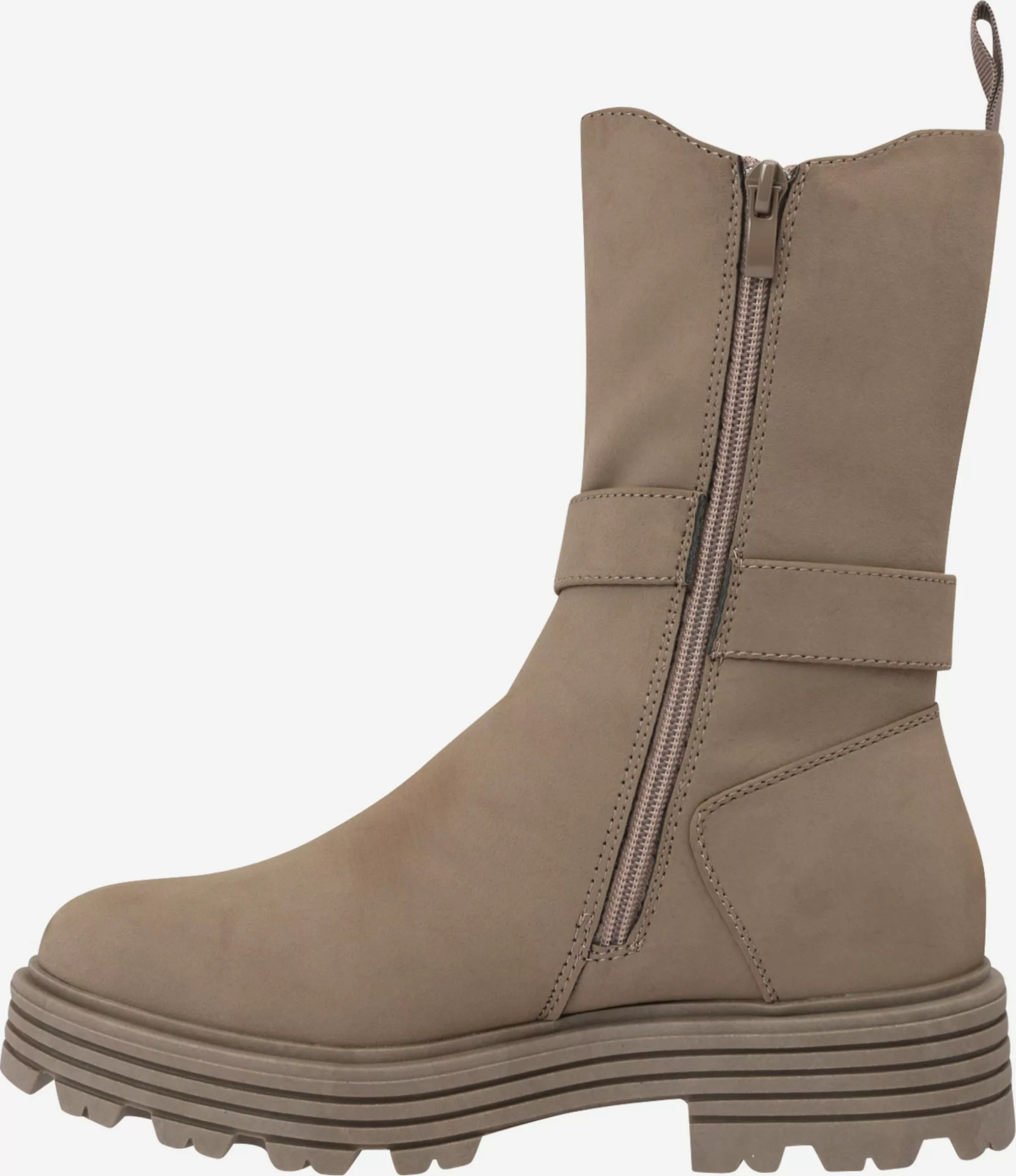 Dockers By Gerli Enkellaarsjes Chelsea Boots Dames Taupe 4 Dockers By Gerli Enkellaarsjes Chelsea Boots Dames Taupe - Afbeelding 2