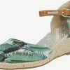 Dockers By Gerli Sandalen Met Hak Sandaal Dames Groen / Spar -Dockers By Gerli Winkel 3a3fdcaff37bdc311d68510d42b23a37