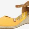 Dockers By Gerli Sandalen Met Hak Sandaal Dames Geel -Dockers By Gerli Winkel 43a01611ff7d1c605a82f933b026db06