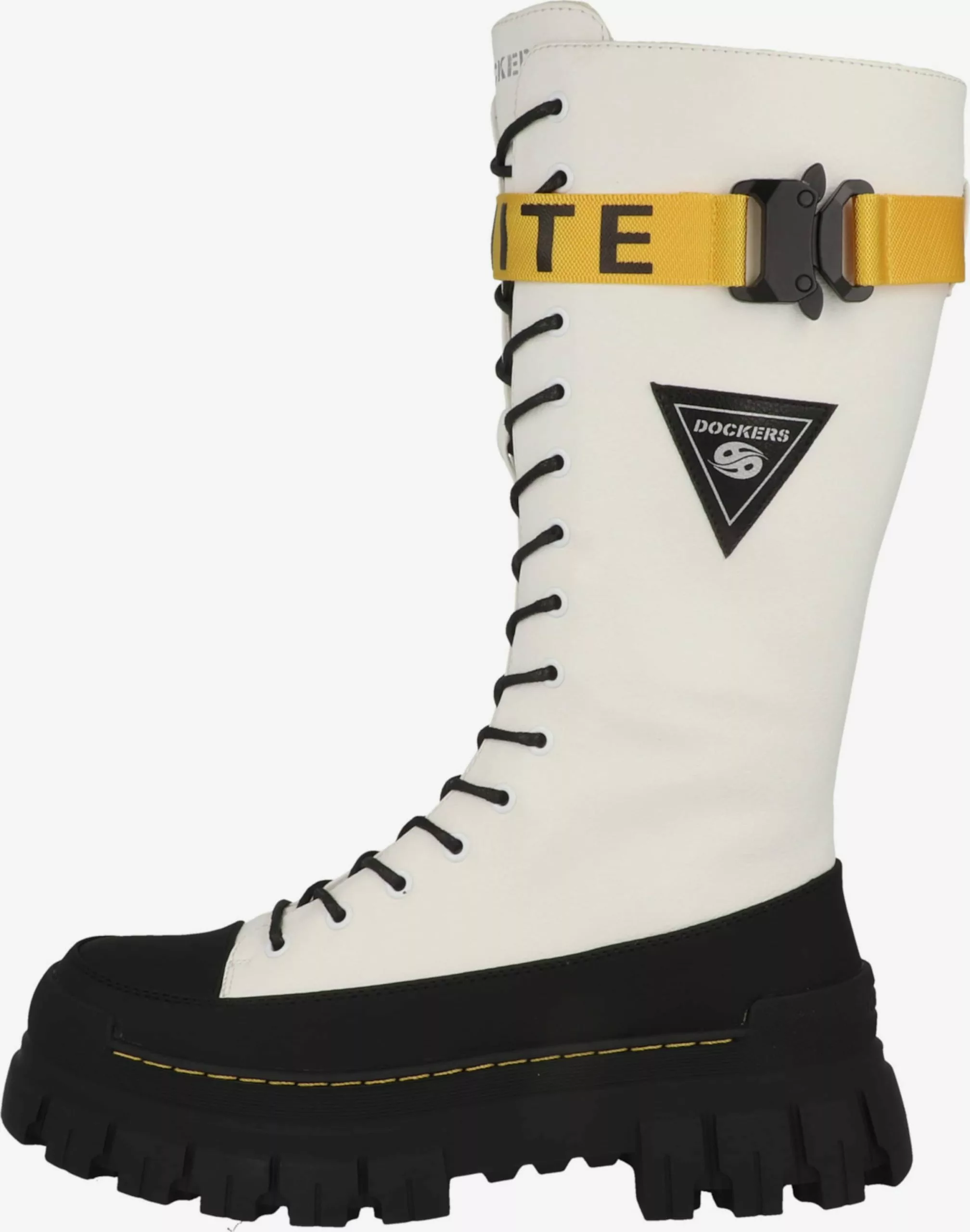 Dockers By Gerli Laarzen Veterlaarzen Dames Wit 4 Dockers By Gerli Laarzen Veterlaarzen Dames Wit - Afbeelding 2