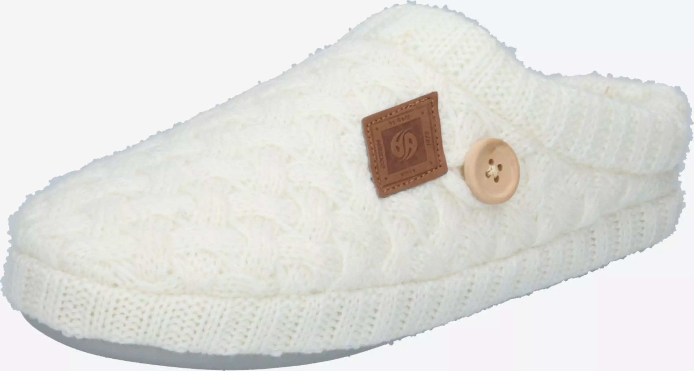 Dockers By Gerli Pantoffels Huisschoenen Dames Wolwit 3 Dockers By Gerli Pantoffels Huisschoenen Dames Wolwit