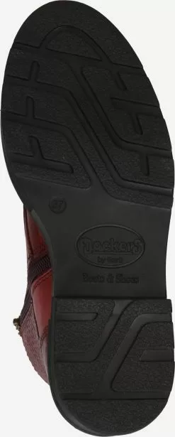 Dockers By Gerli Enkellaarsjes Veterlaarsjes Dames Donkerrood -Dockers By Gerli Winkel 80409564dbb30bee8134879f93459eb5