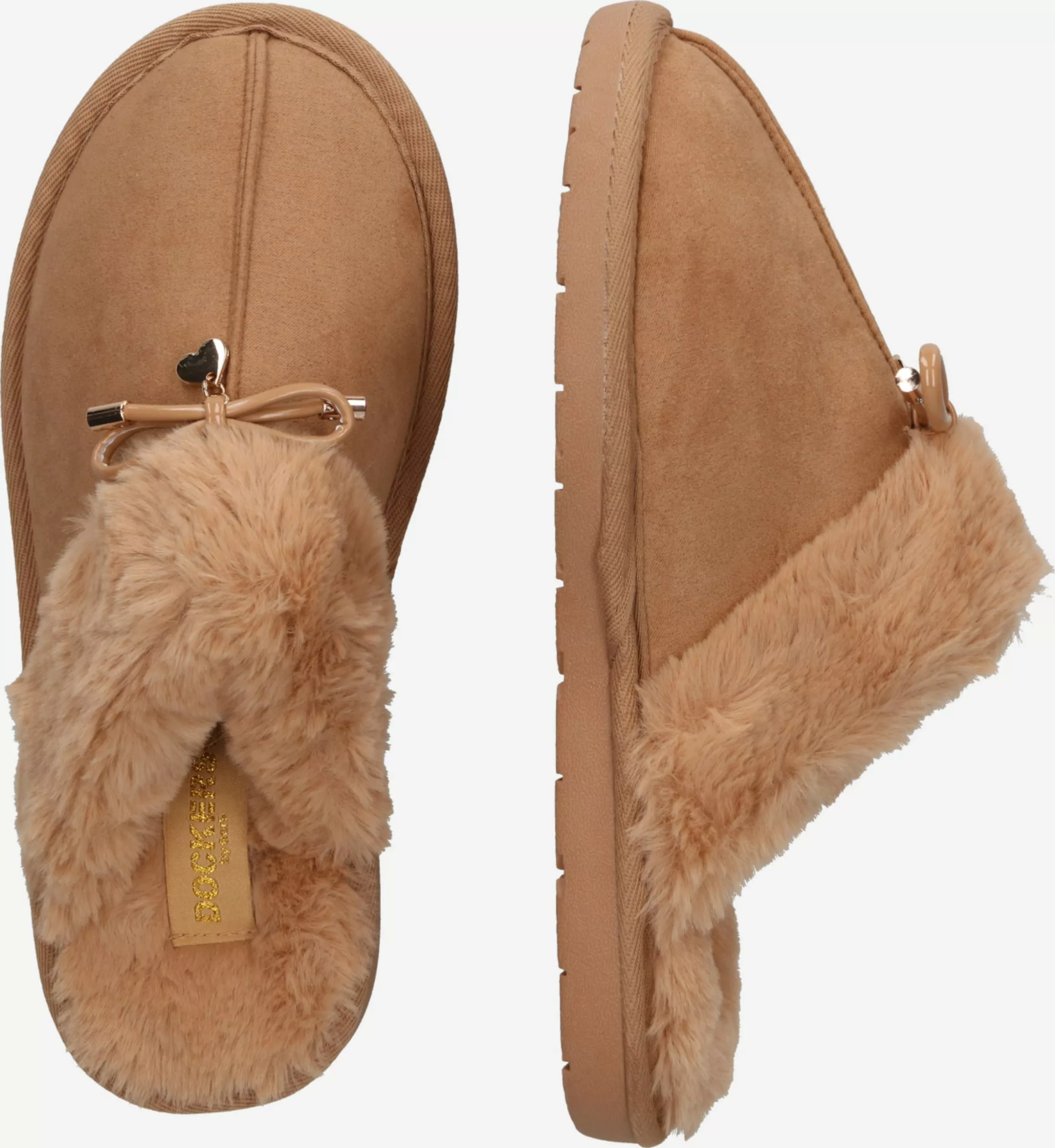 Dockers By Gerli Pantoffels Huisschoenen Dames Bruin 4 Dockers By Gerli Pantoffels Huisschoenen Dames Bruin - Afbeelding 2