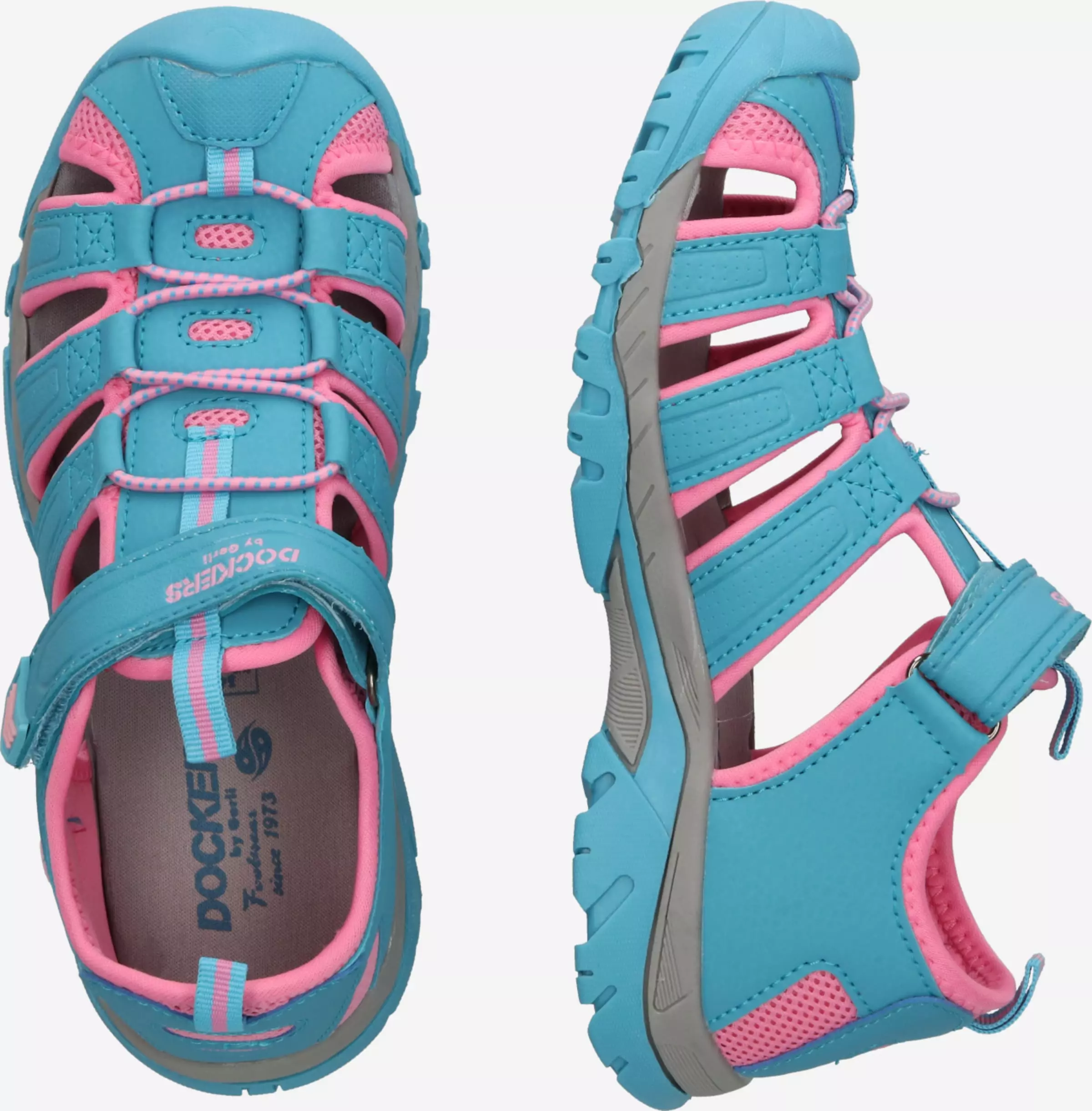 Dockers By Gerli Trekkingsandalen Sandalen Kinderen Lichtblauw 4 Dockers By Gerli Trekkingsandalen Sandalen Kinderen Lichtblauw - Afbeelding 2