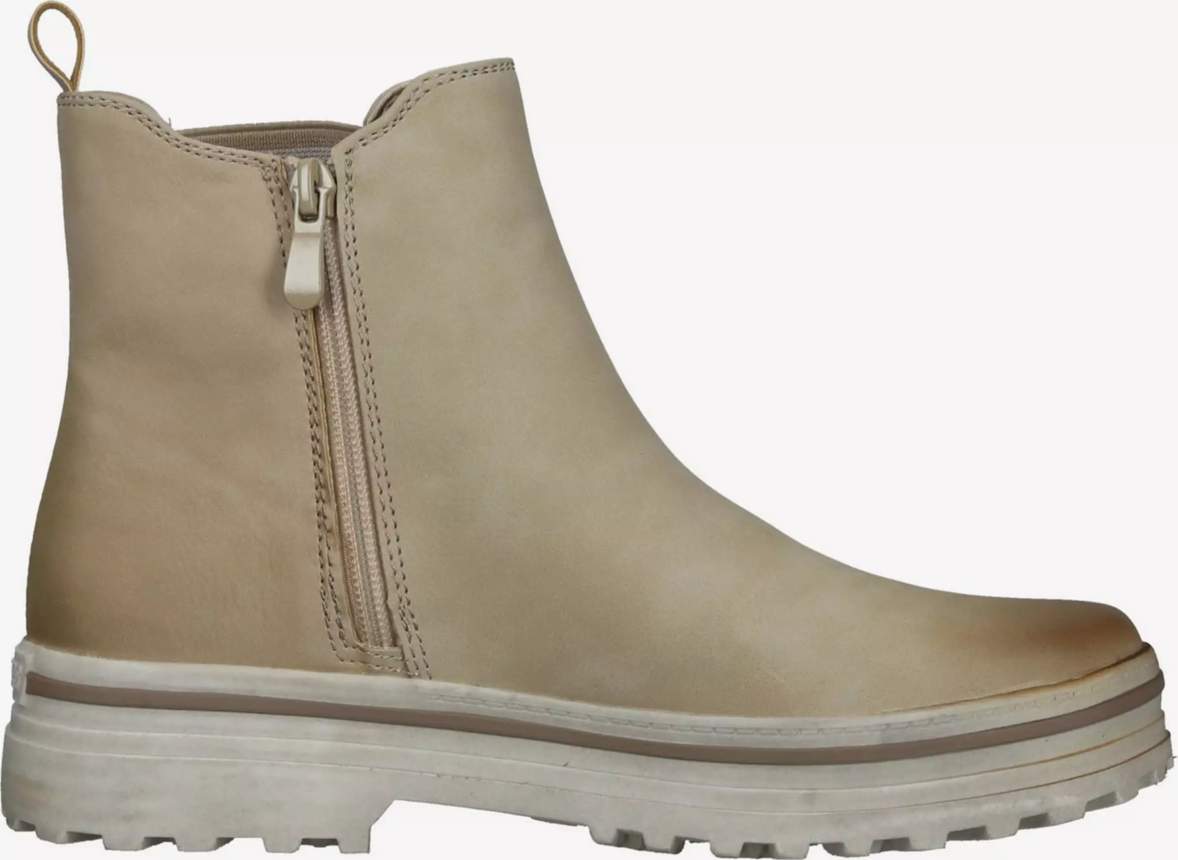 Dockers By Gerli Enkellaarsjes Chelsea Boots Dames Ecru / Sand 6 Dockers By Gerli Enkellaarsjes Chelsea Boots Dames Ecru / Sand - Afbeelding 4