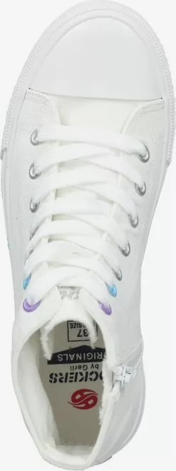 Dockers By Gerli Hoge Sneakers Sneakers Hoog Dames Wit -Dockers By Gerli Winkel f2b08a32f84a50f45ff07e445a2dade0