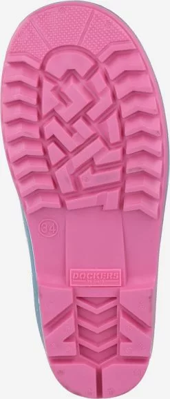 Dockers By Gerli Rubberlaarzen Regenlaarzen Kinderen Hemelsblauw / Pink -Dockers By Gerli Winkel f2d057017ae0d8aa2e661ddd072b1526