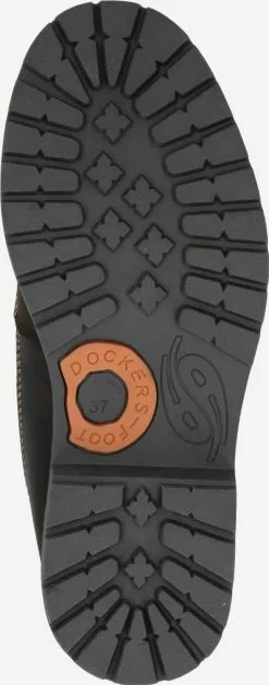 Dockers By Gerli Enkellaarsjes Veterlaarsjes Dames Donkerbruin -Dockers By Gerli Winkel fe13a3ad5b97dde0cbfdf717f40adf01