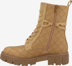 Dockers By Gerli Enkellaarsjes Veterlaarsjes Dames Lichtbruin -Dockers By Gerli Winkel ffe11c81a2e5d08d59f6b6167a19f37c